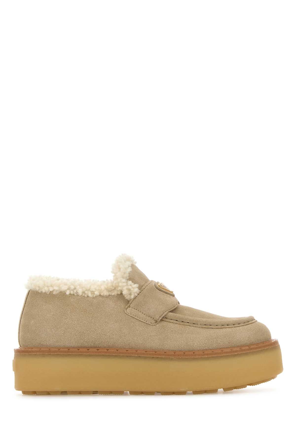 PRADA Evolve Suede Loafers for Women