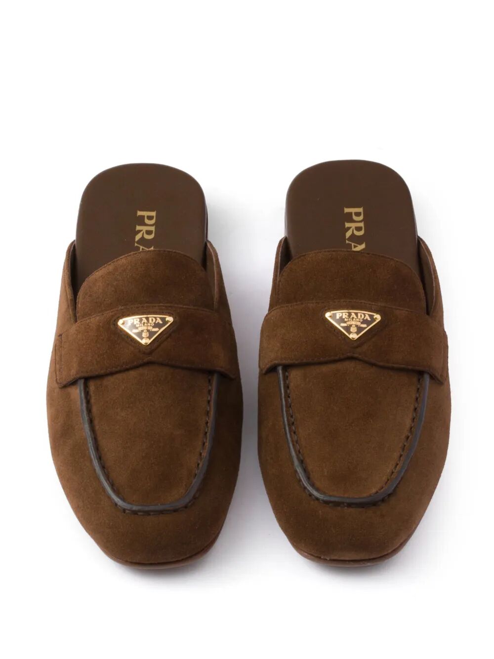 PRADA Suede Slippers for Women - 1 cm Heel