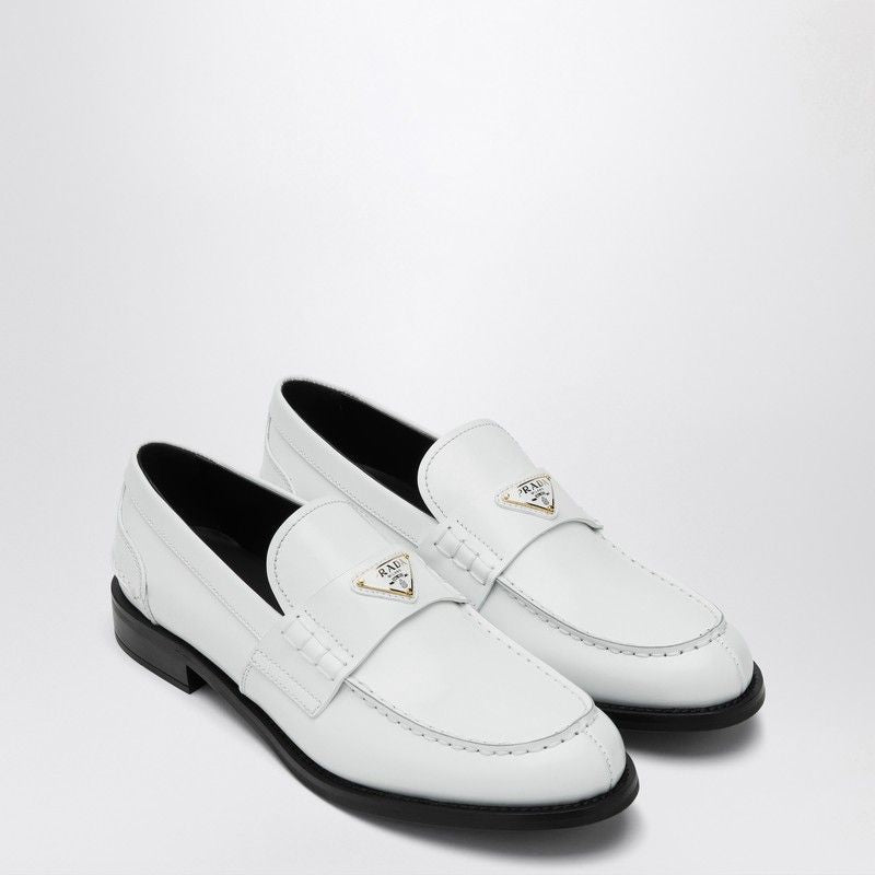 PRADA Brushed Leather Loafer for Women