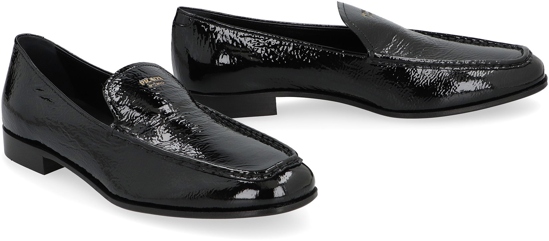 PRADA Patented Leather Loafer for Women