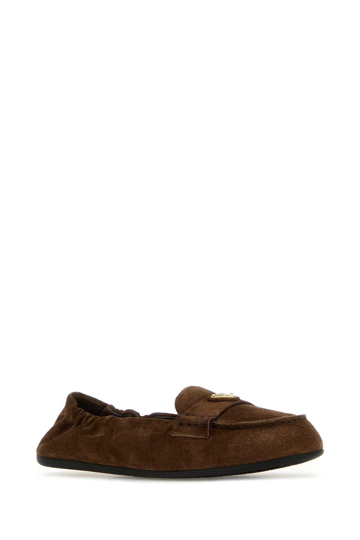 PRADA Premium Suede Loafers for Women