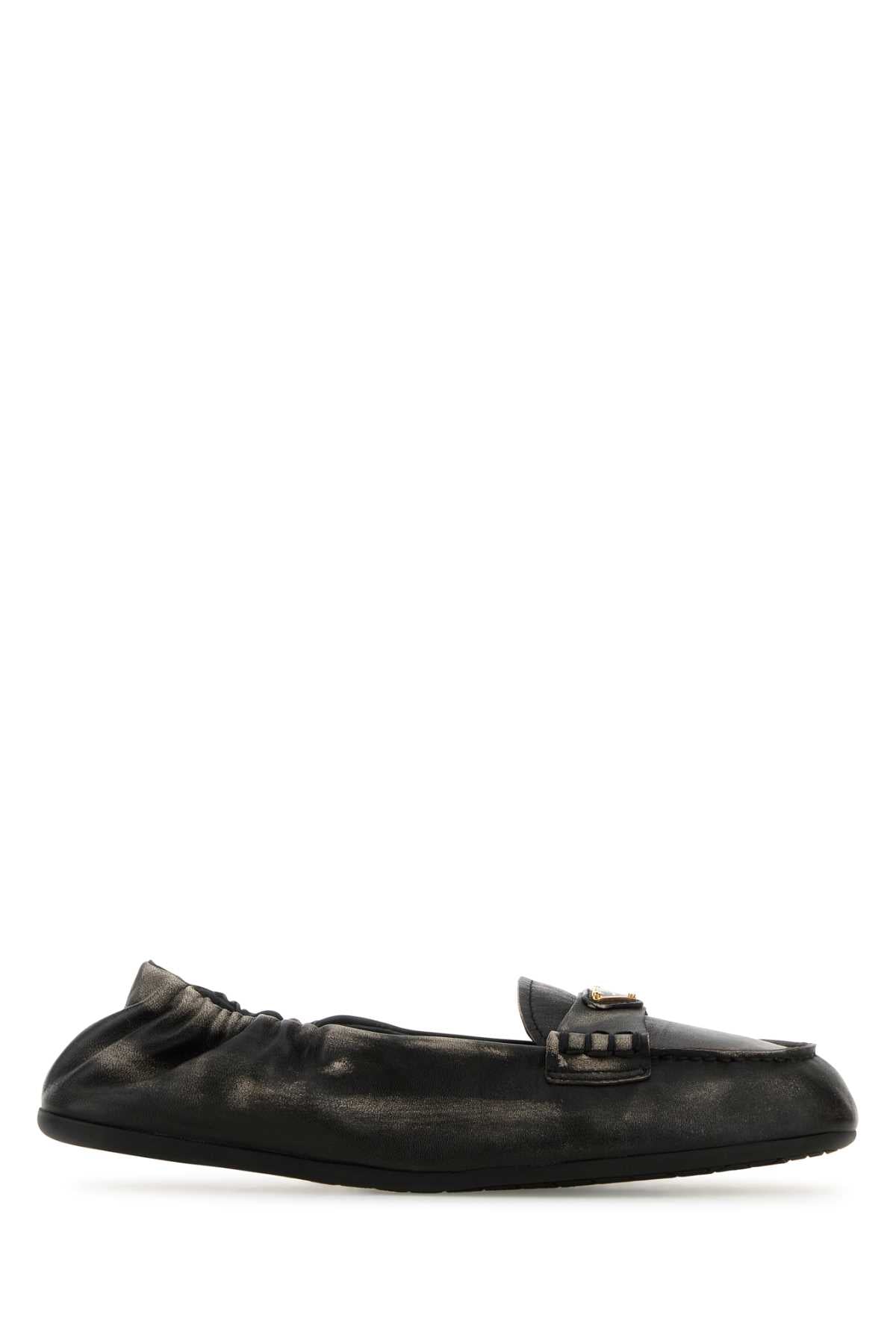 PRADA Elegant Nappa Leather Loafers for Women