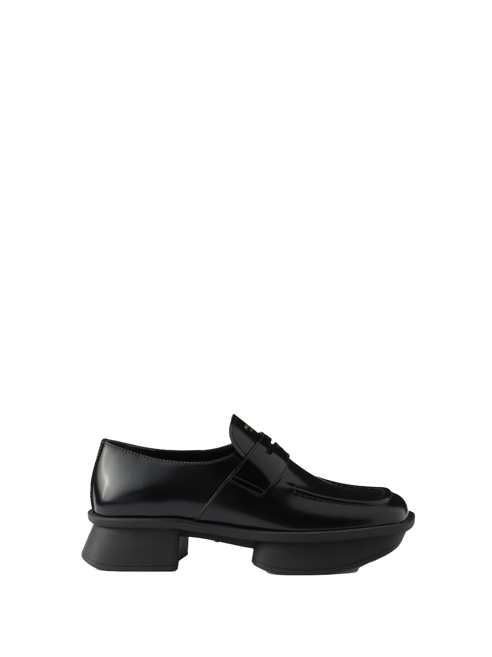 PRADA Brushed Leather Loafers for Women