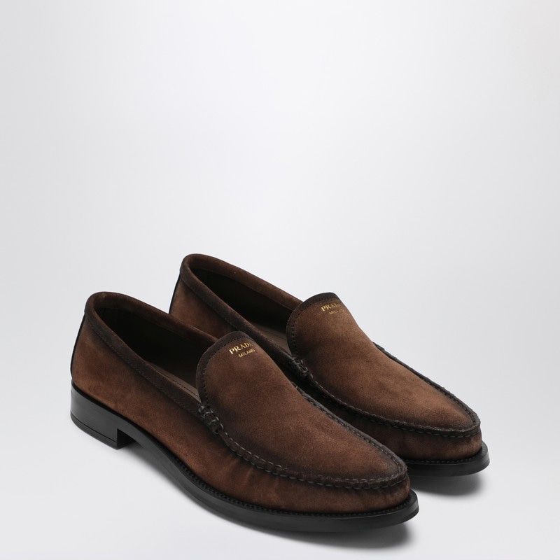 PRADA Suede Leather Loafers