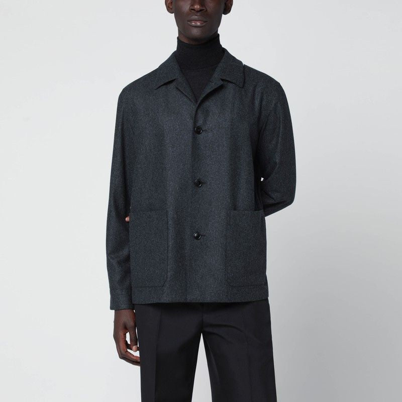 ZEGNA Wool Overshirt Jacket