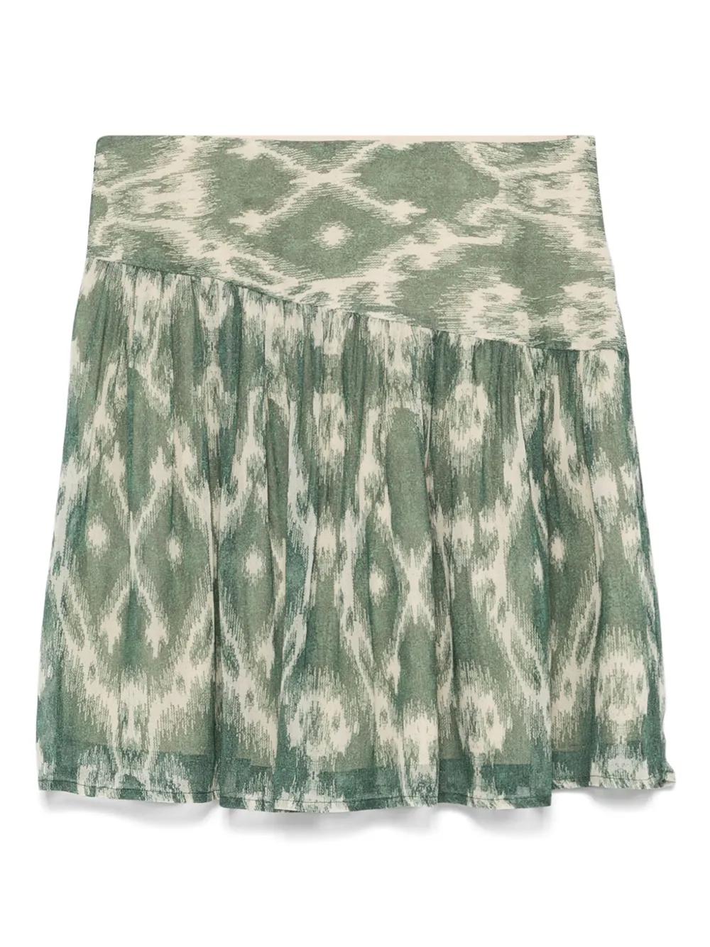 BA&SH Trendy Printed Mini Skirt for Women
