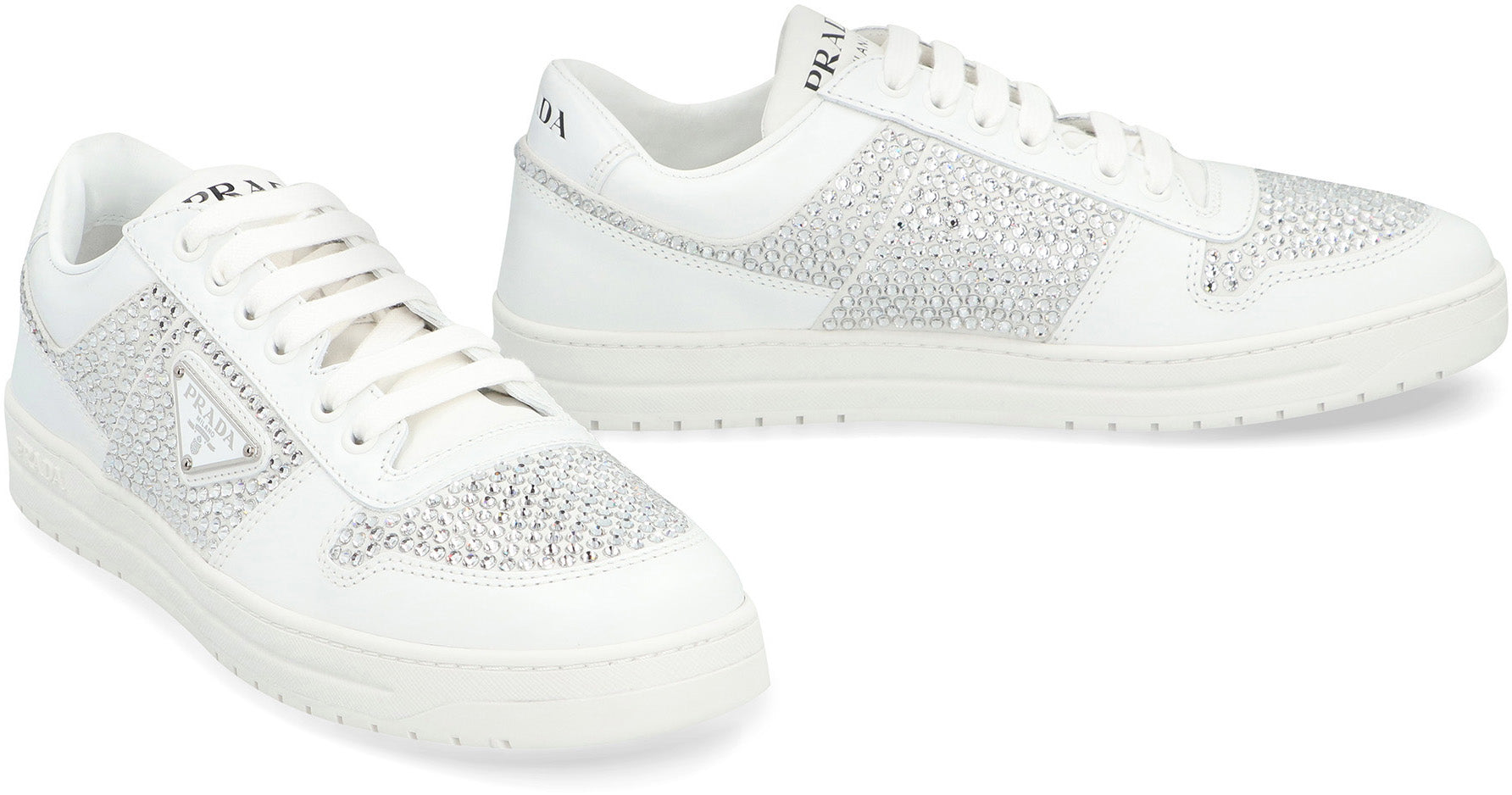 PRADA Elegant Leather Sneakers for Women