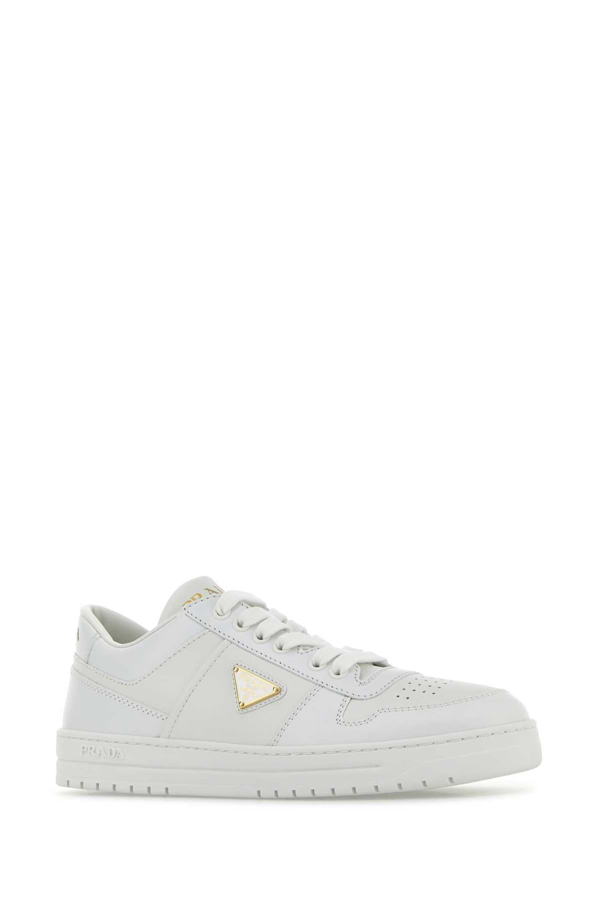 PRADA Downtown Women's Premium Leather Sneakers