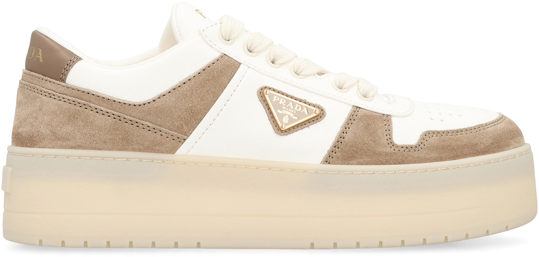 PRADA Downtown Bold Women's Sneakers with Oversized Sole