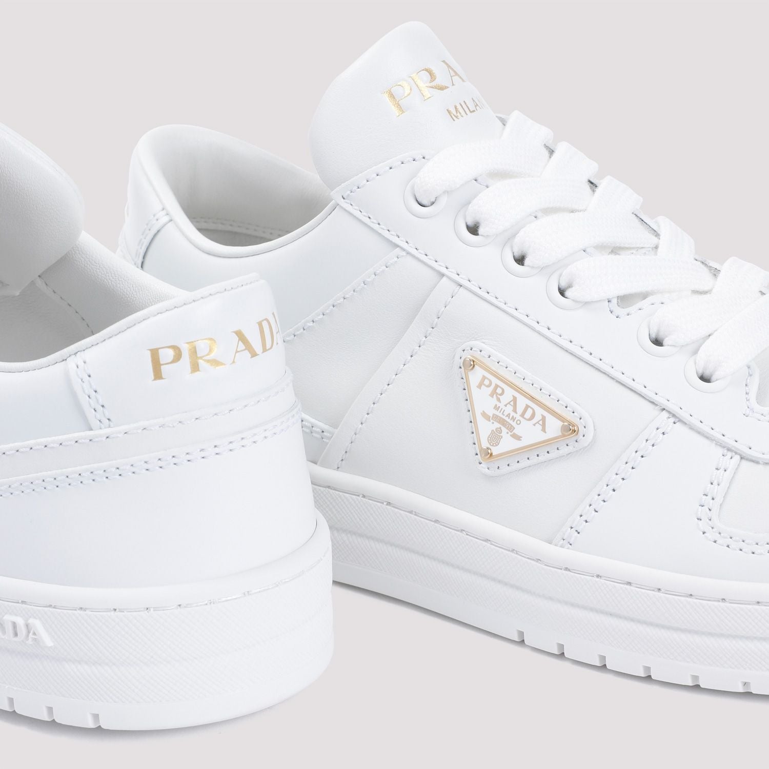PRADA Downtown Leather Women’s Sneaker