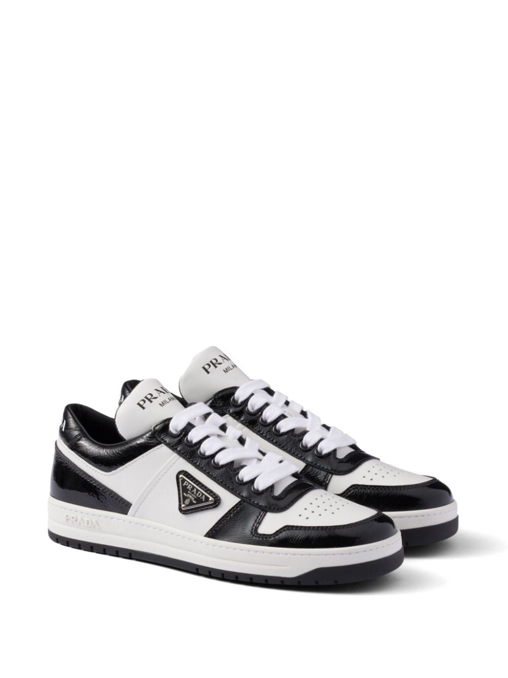 PRADA Two-Tone Women’s Leather Sneakers