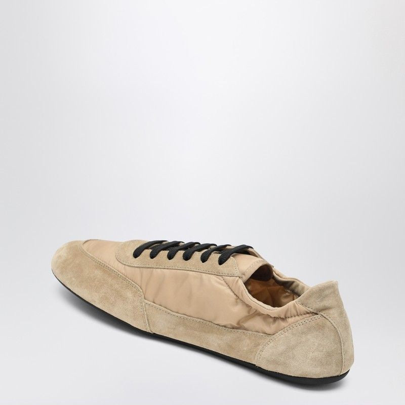 PRADA Re-Nylon and Suede Lace-Up Sneakers for Women