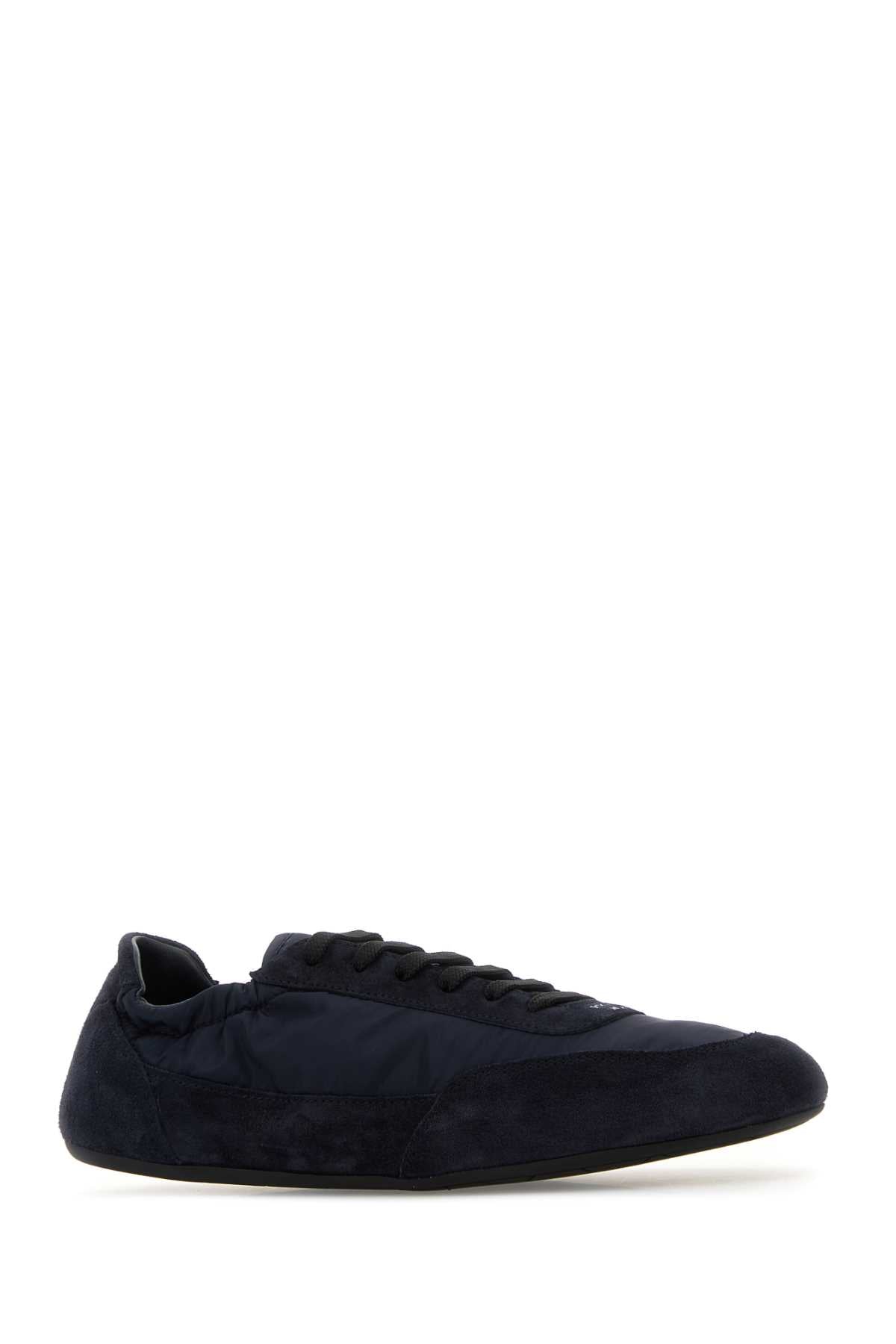 PRADA Women's Re-Nylon and Suede Collapse Sneaker