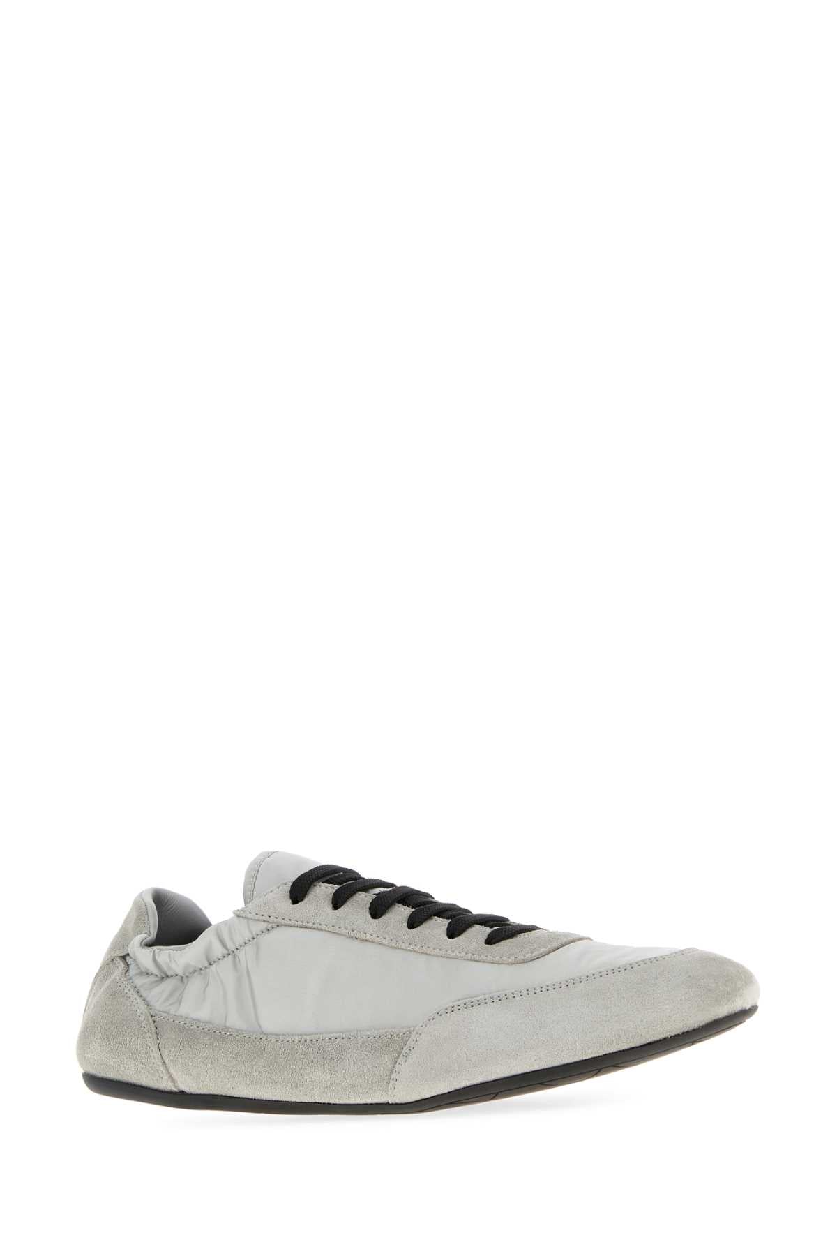 PRADA Women's Re-Nylon and Suede Collapse Sneakers