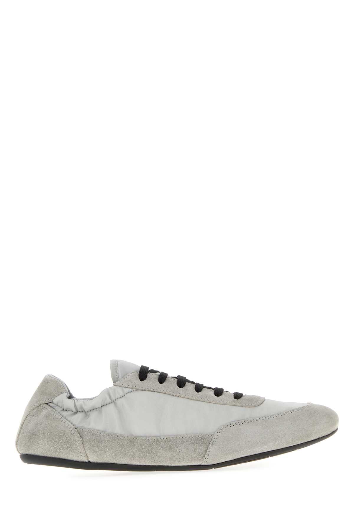 PRADA Women's Re-Nylon and Suede Collapse Sneakers