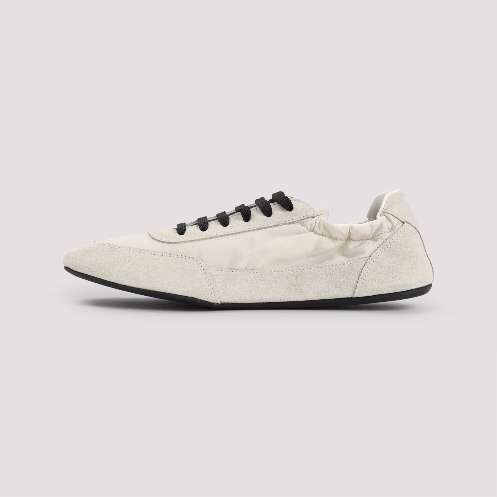 PRADA Re-Nylon and Suede Collapse Sneaker
