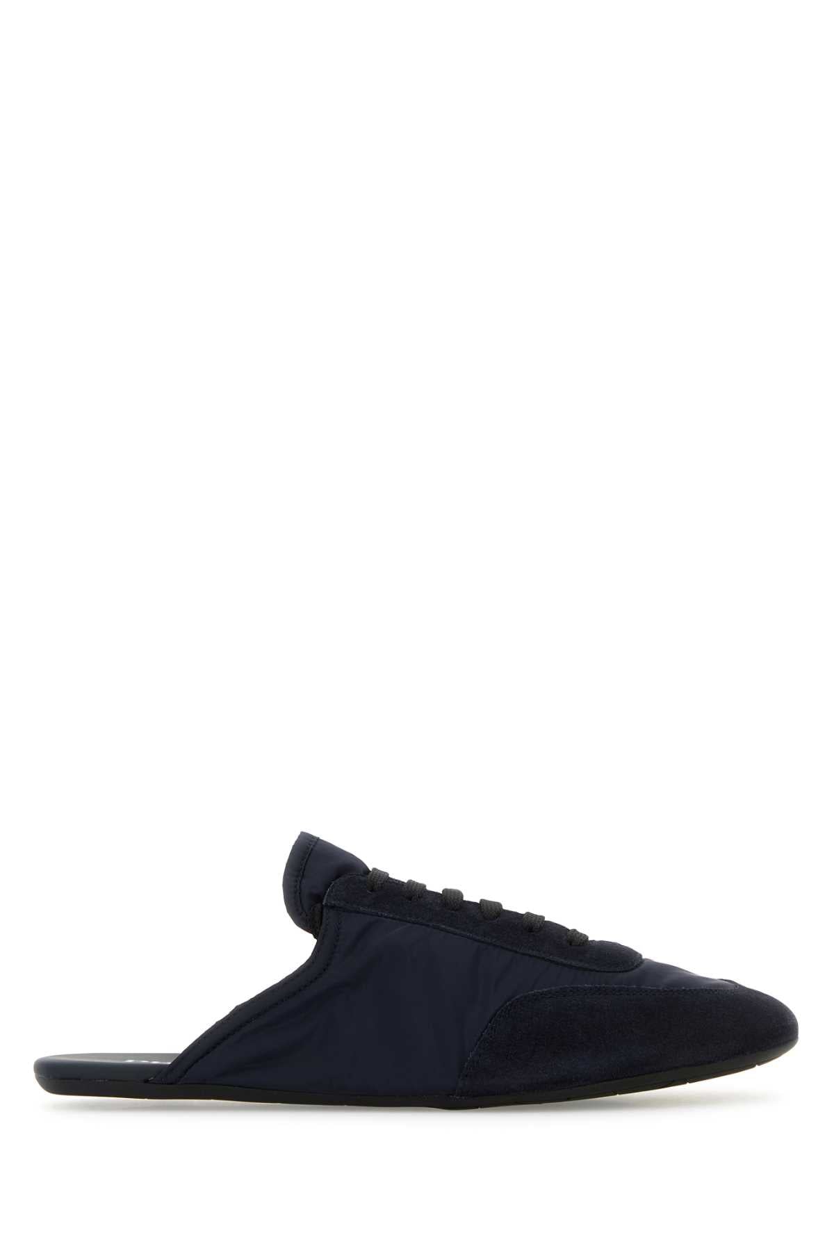 PRADA Suede and Re-Nylon Slippers for Women