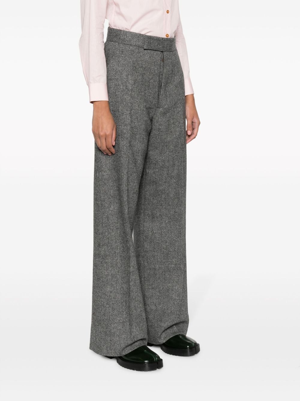 VIVIENNE WESTWOOD Wide Leg Wool Blend Pants - Size 40