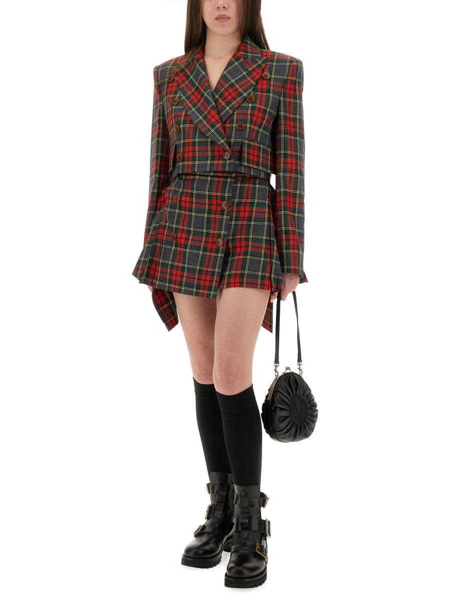 VIVIENNE WESTWOOD Marta Mini Wool Kilt