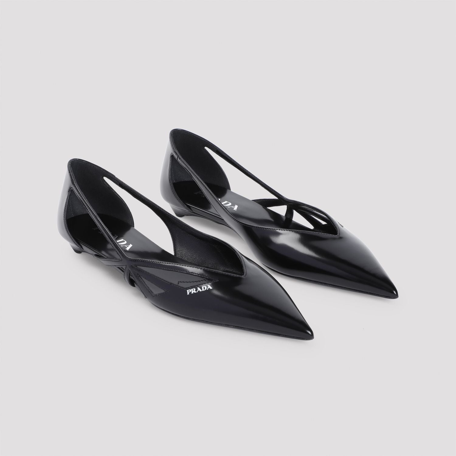 PRADA Elegant Leather Ballerinas for Women