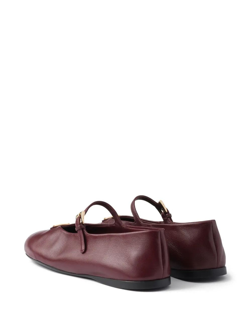 PRADA Stylish Women's Leather Ballerina Flats