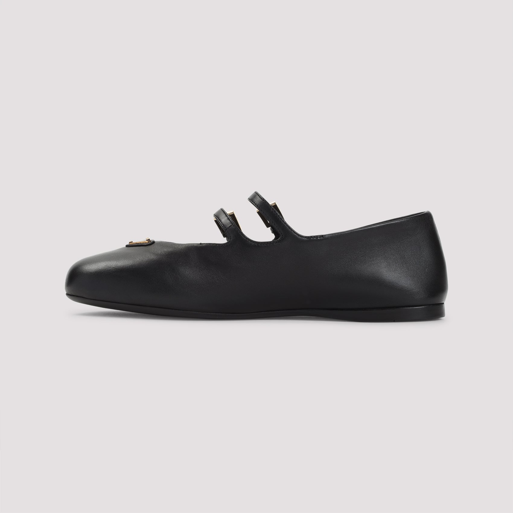 PRADA Nappa Leather Ballerina Flats for Women - Fall 2025