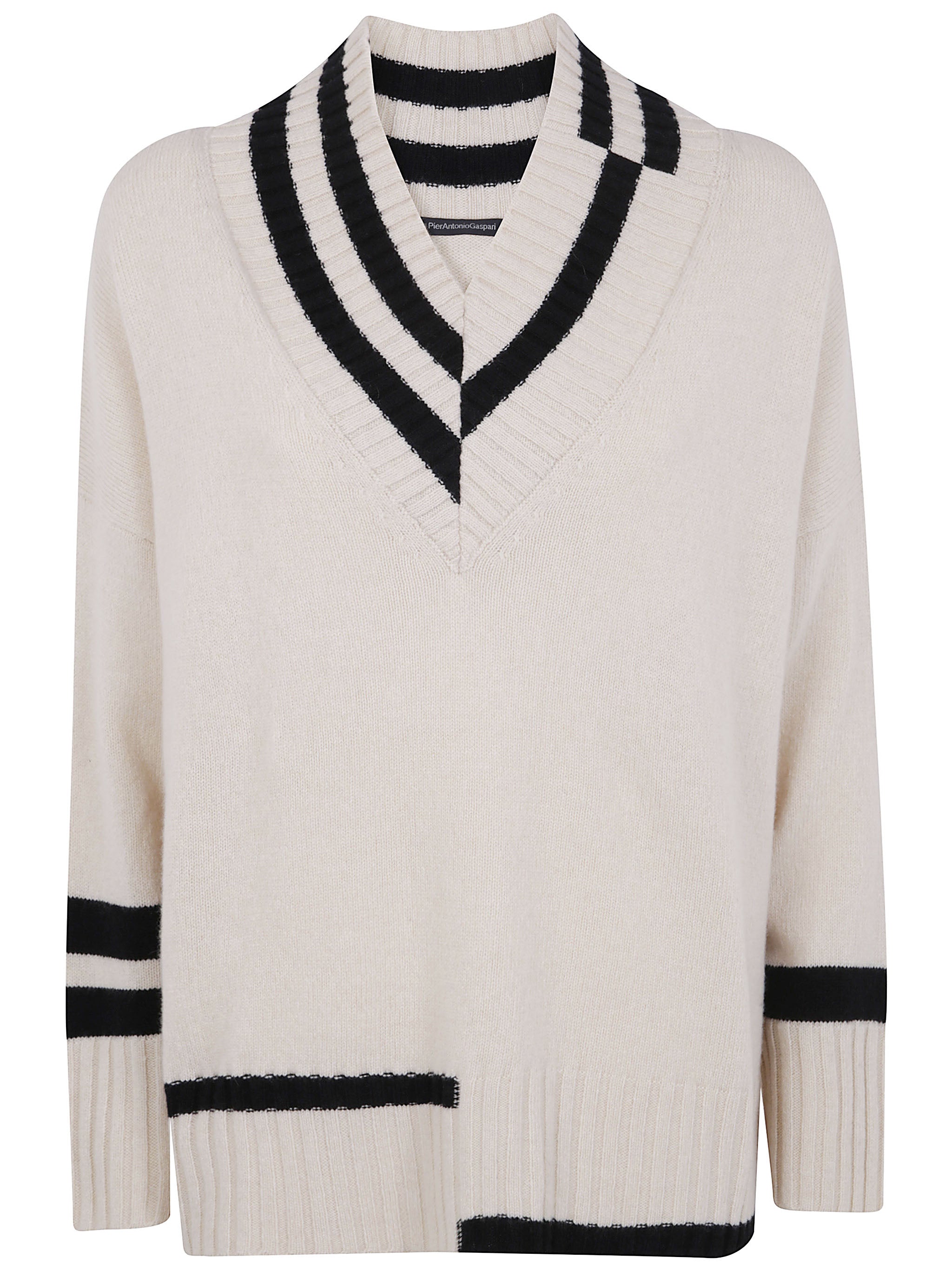 PIERANTONIO GASPARI V Neck Edge Sweater (FW25)