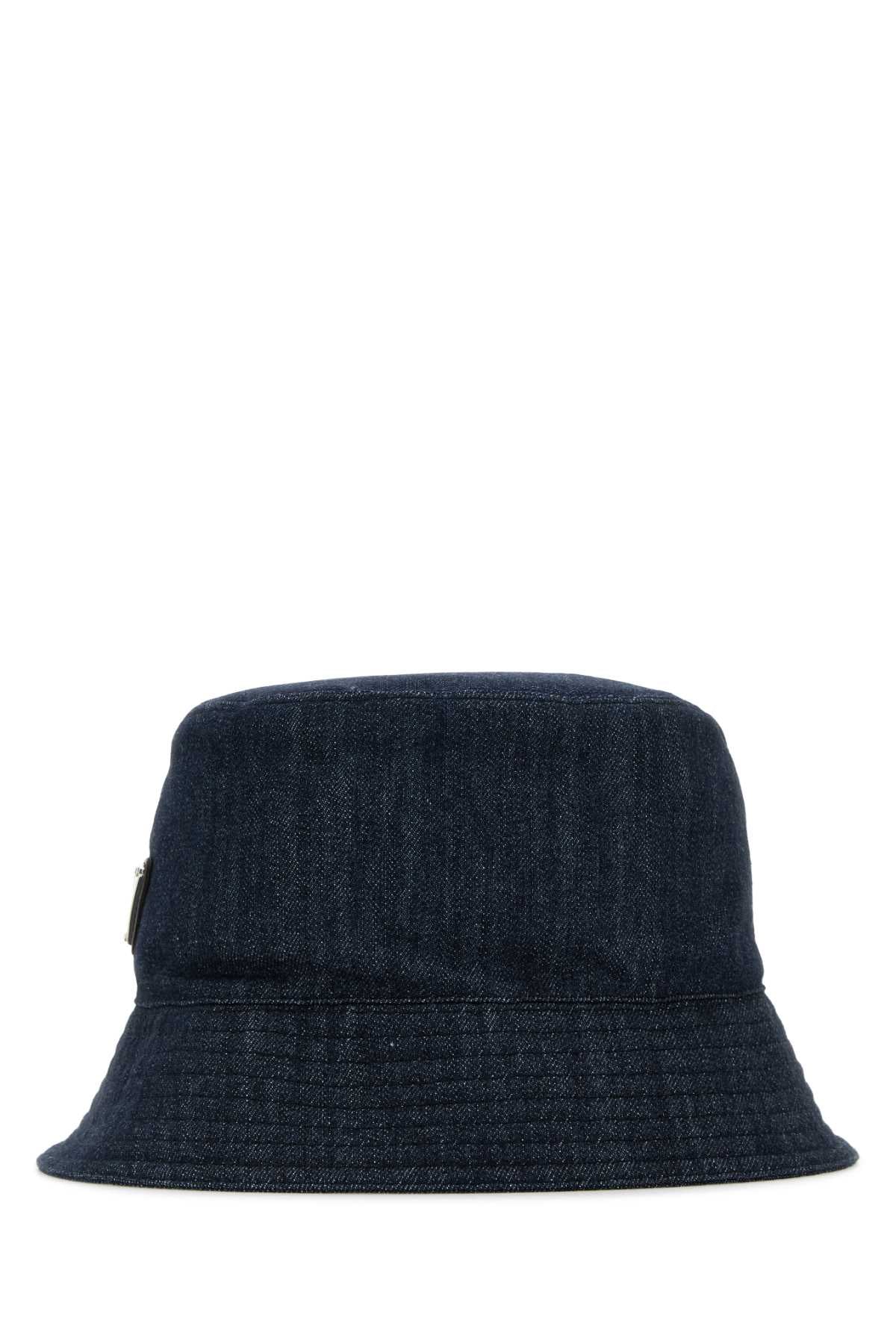 PRADA Denim Bucket Hat for Women