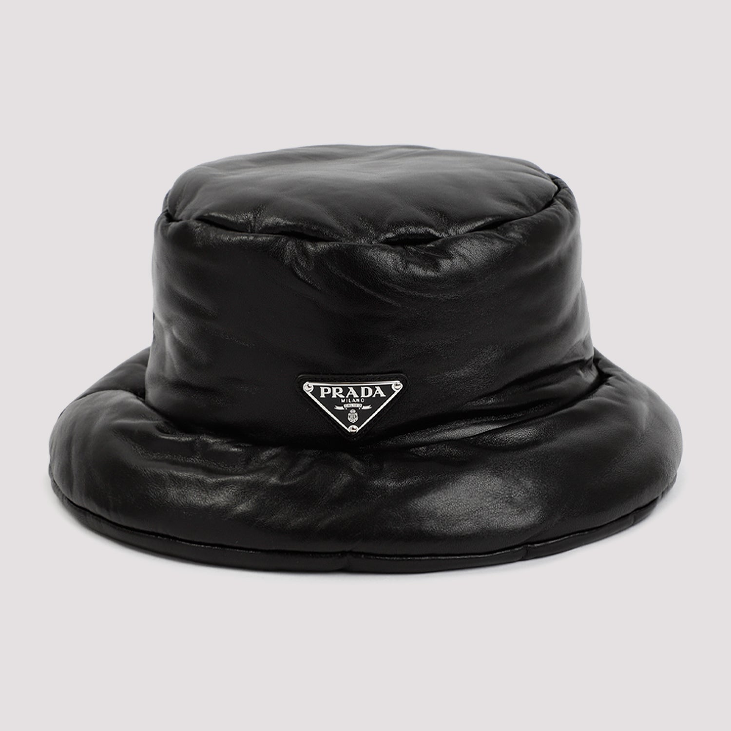 PRADA Padded Leather Hat for Women