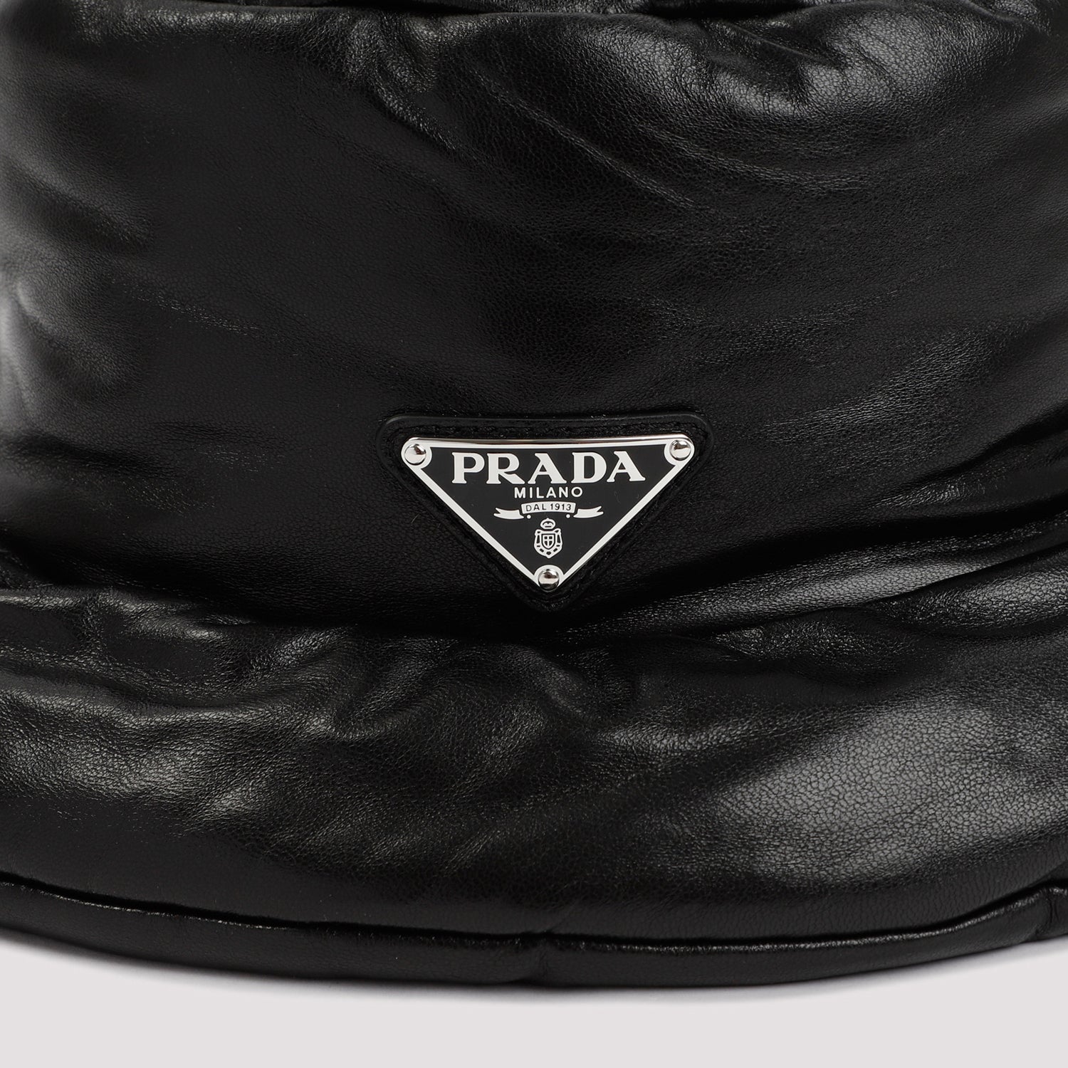 PRADA Padded Leather Hat for Women