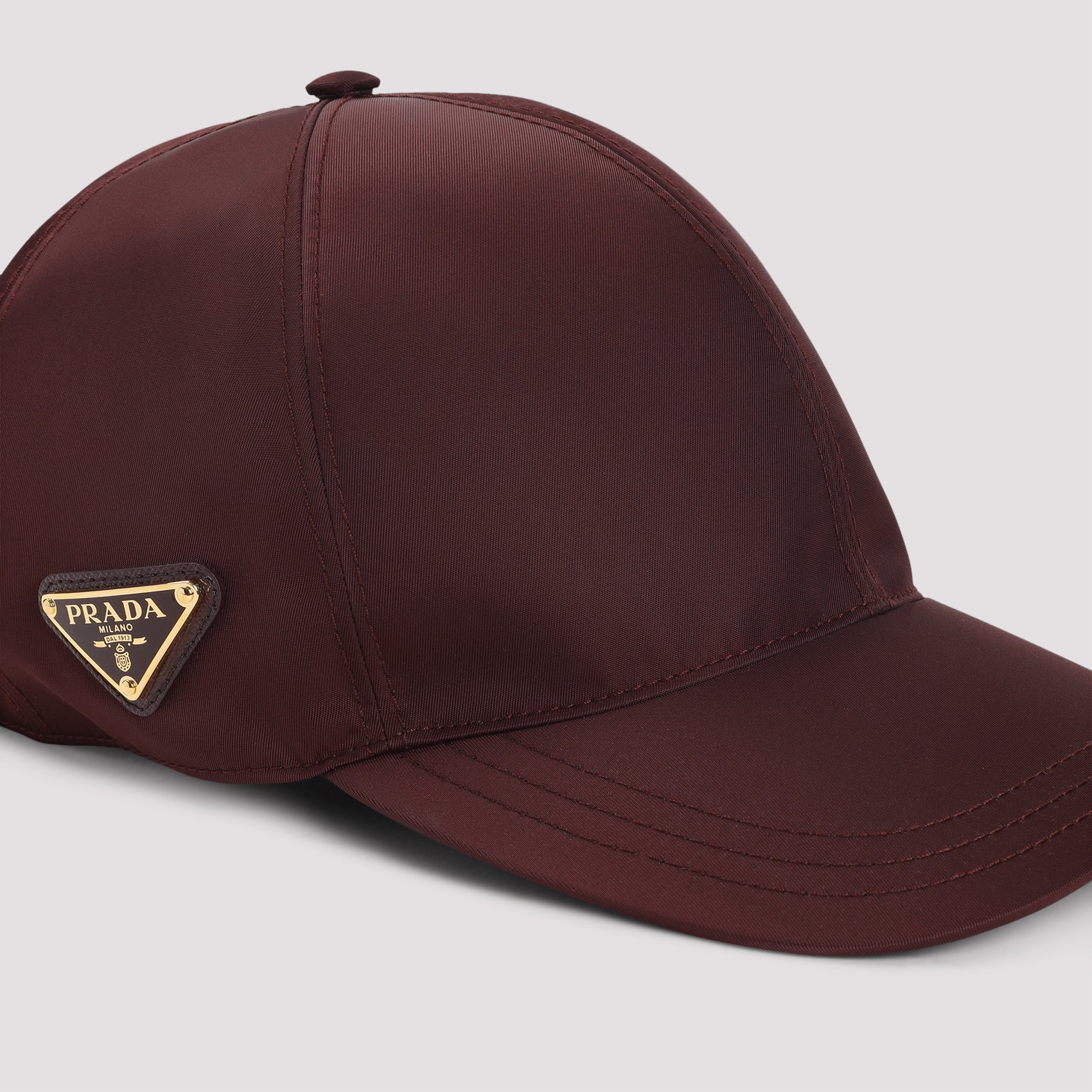 PRADA Recycled Polyamide Baseball Cap for Women - FW25