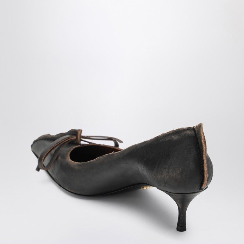 PRADA Antique Leather Pumps for Women