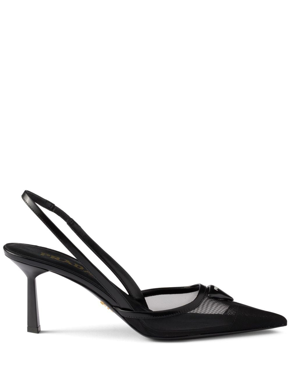PRADA Elegant Mesh Slingback Pumps - SS25