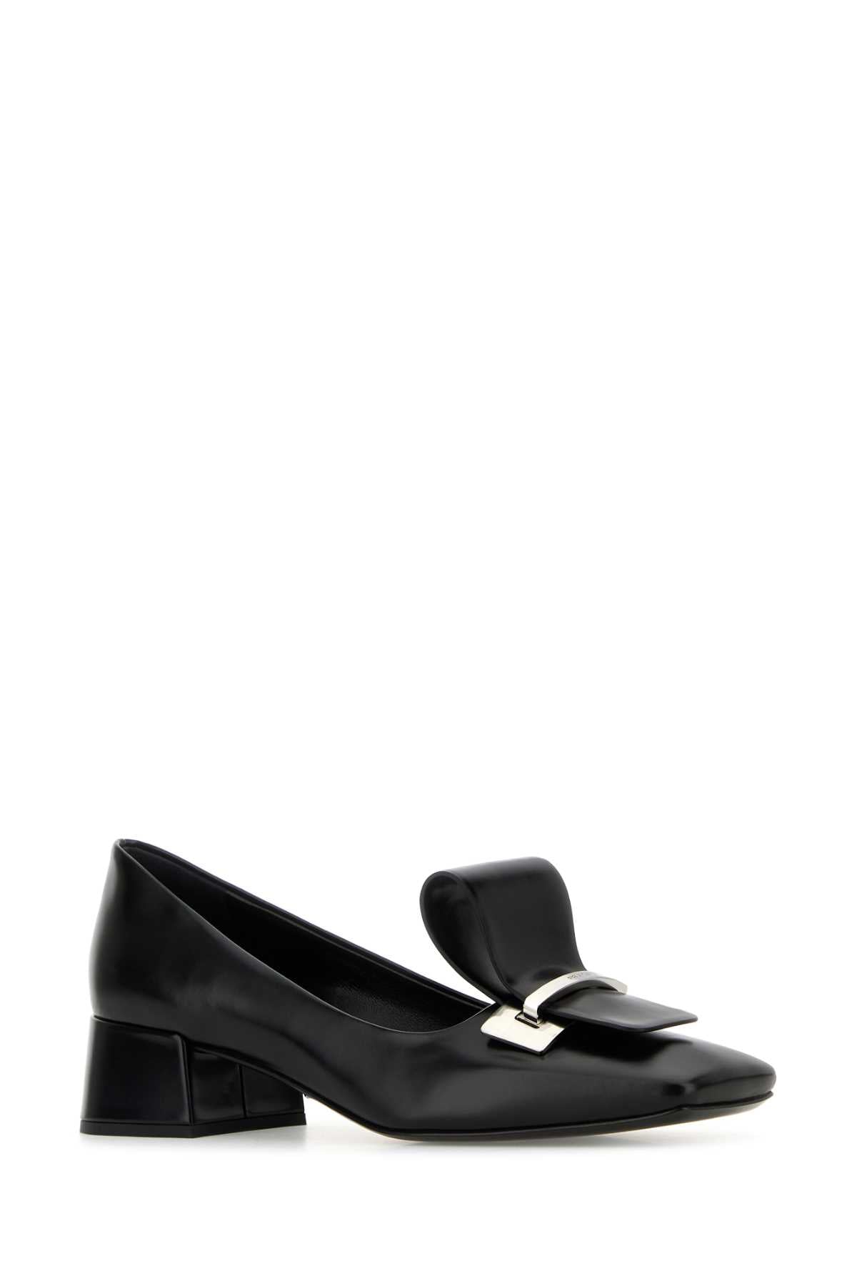 PRADA Leather Decollete Pumps