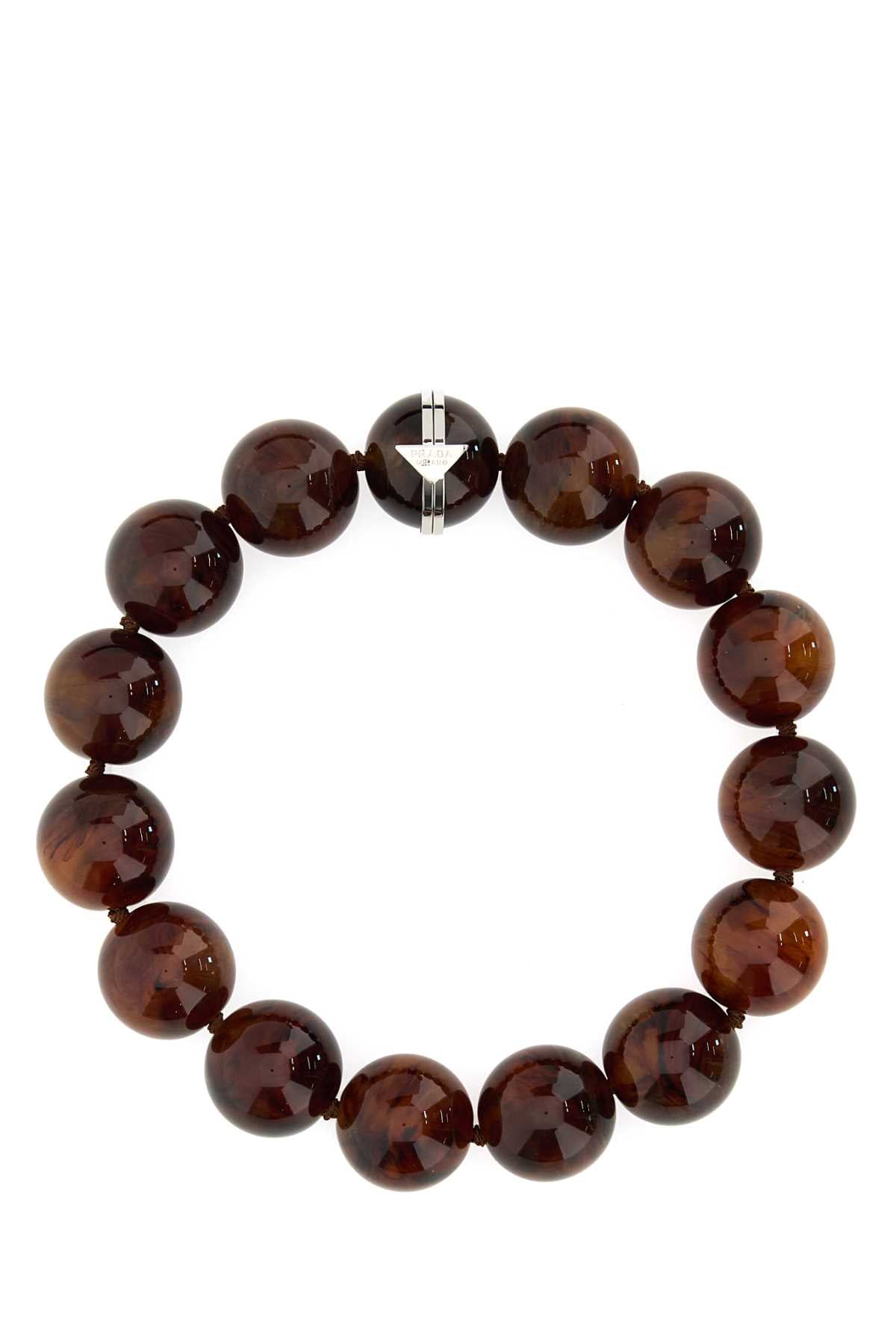 PRADA Printed Pearls Necklace