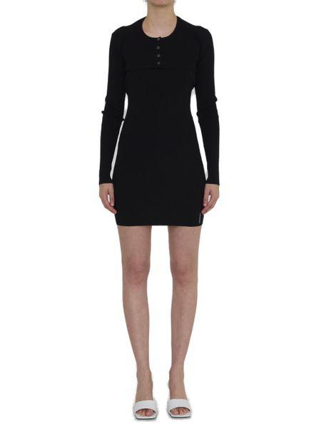 ALEXANDER WANG Women's Mini Twin-Set Dress with Cropped Cardigan
