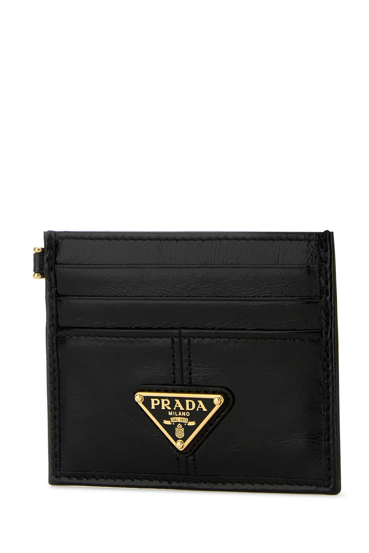 PRADA Mini Leather Card Holder for Women