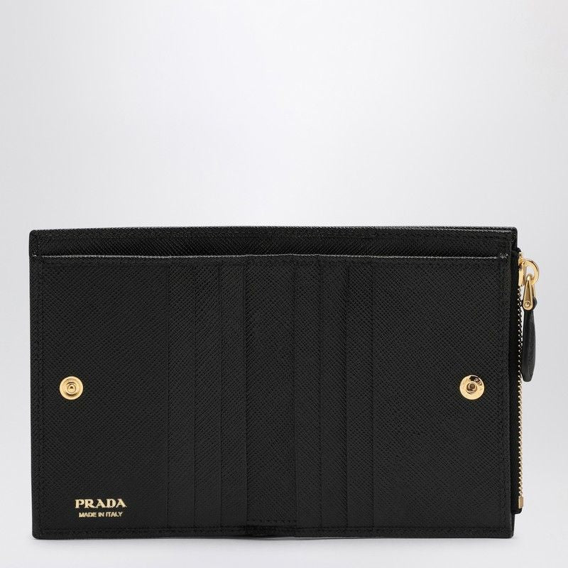PRADA Mini Saffiano Leather Wallet