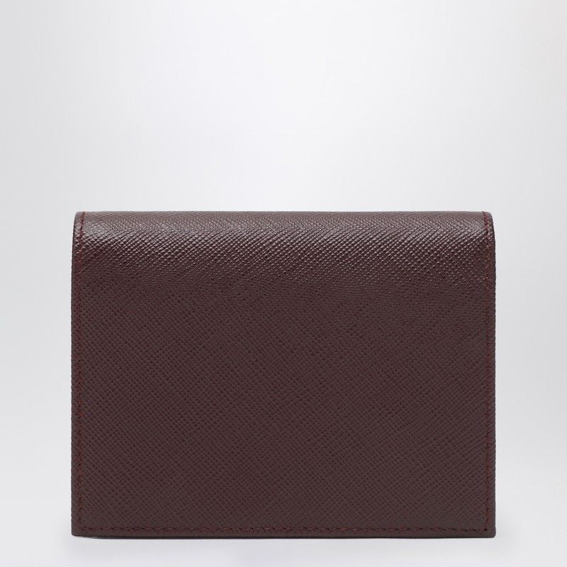 PRADA Mini Saffiano Leather Small Wallet
