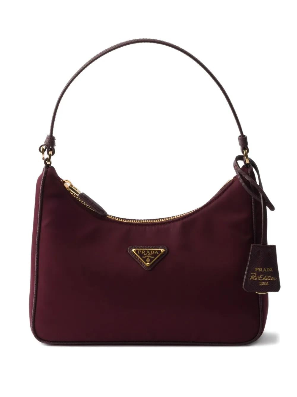 PRADA Triangle Logo Mini Handbag