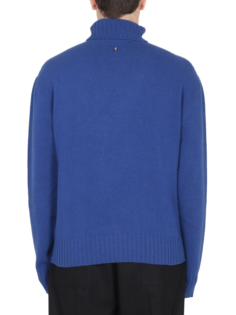 ETRO Inlaid Jacquard Turtleneck Sweater