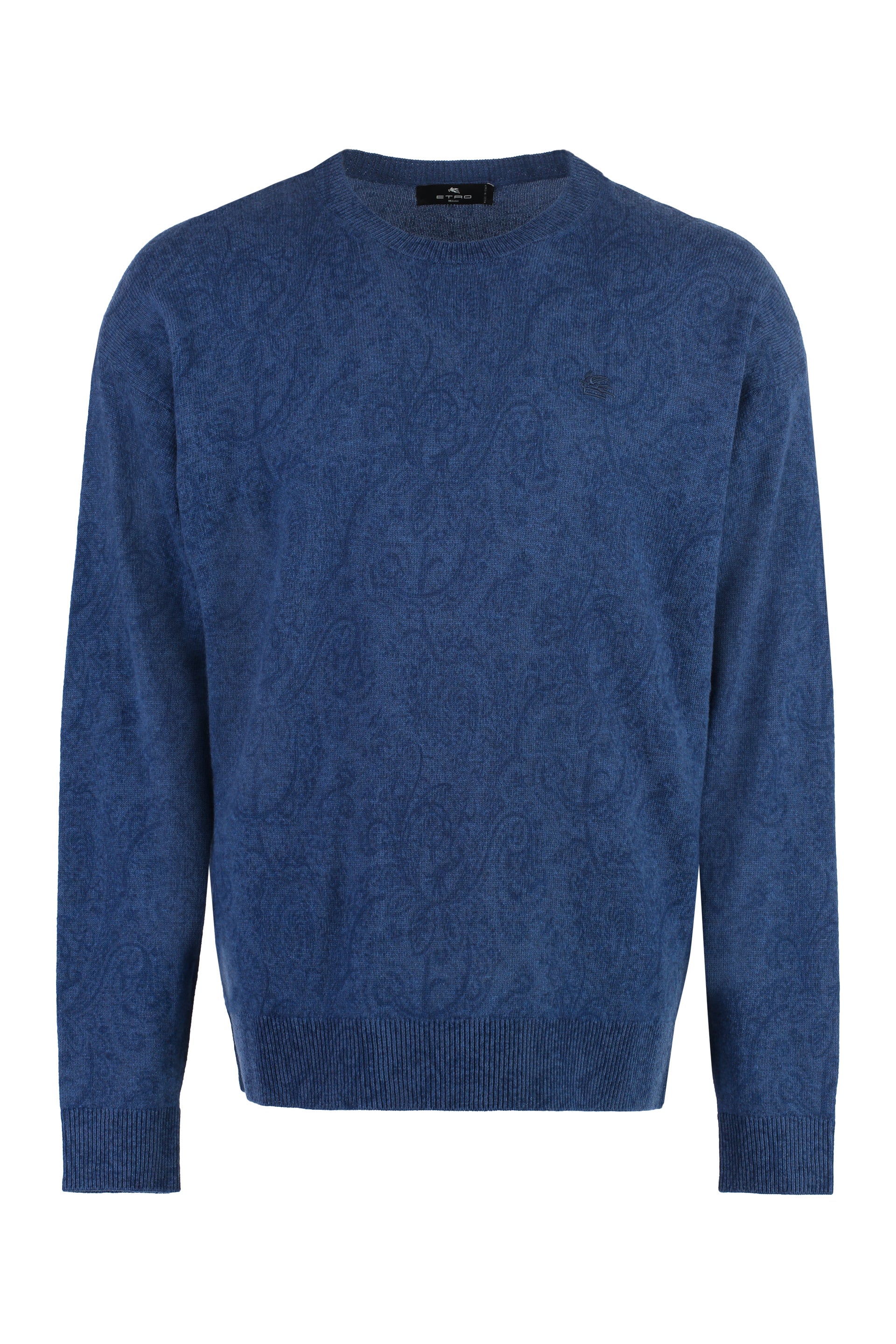 ETRO Crew-Neck Wool Sweater for Men - FW23 Collection