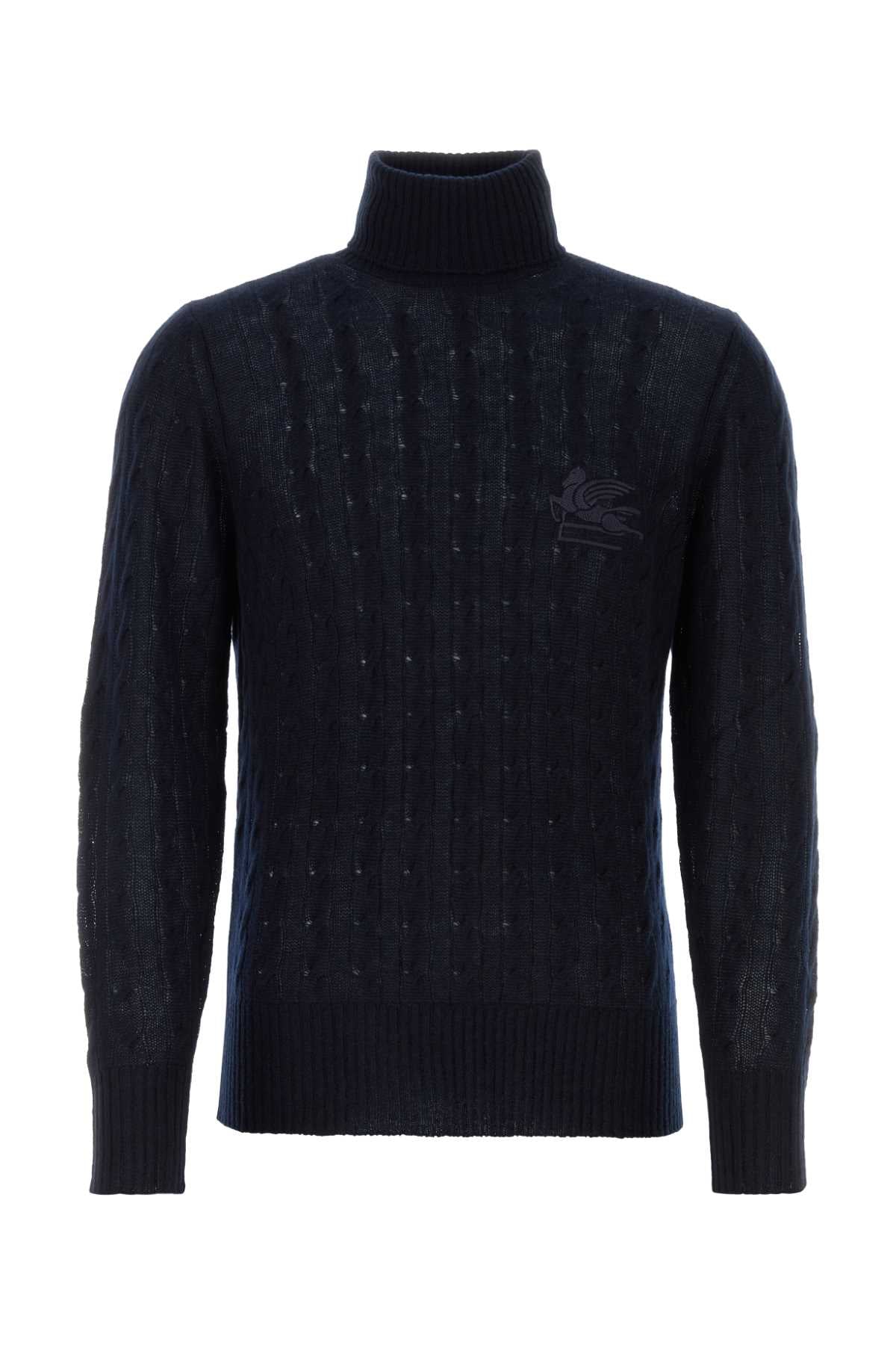 ETRO Cashmere Crewneck Sweater for Men - FW23 Collection