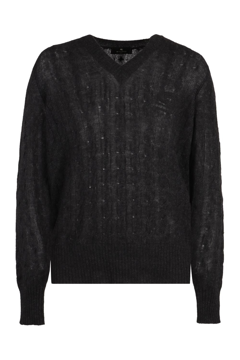 ETRO Luxury Cashmere Cable-Knit Sweater