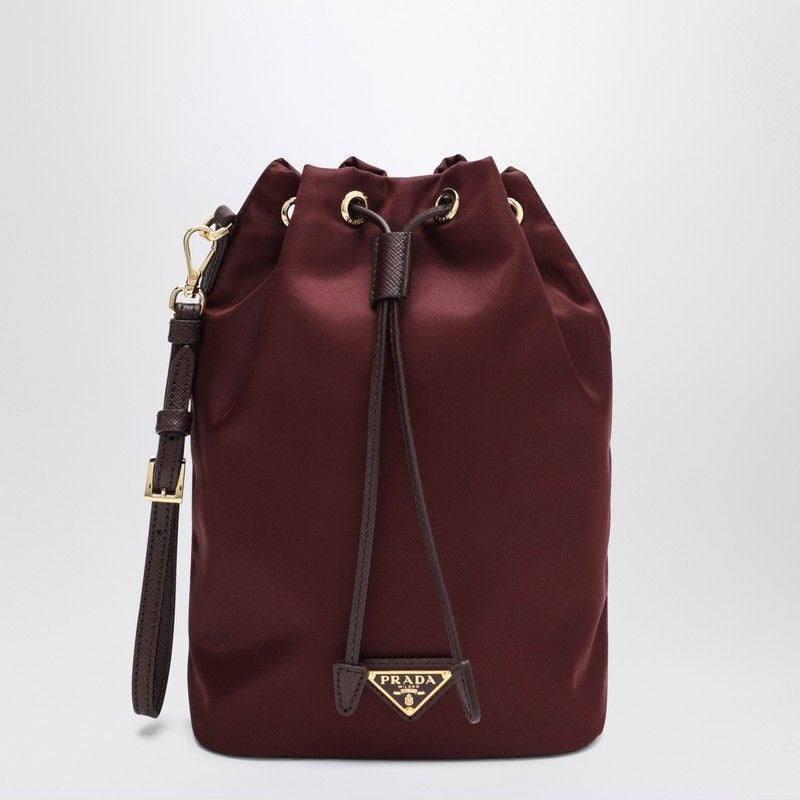 PRADA Eco-Chic Mini Pouch Handbag - 15cm x 23cm x 10cm