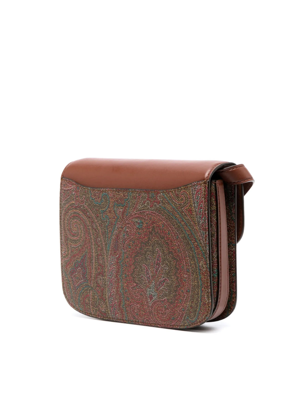 ETRO Paisley-Print Logo Plaque Crossbody Handbag 20x16x4 CM