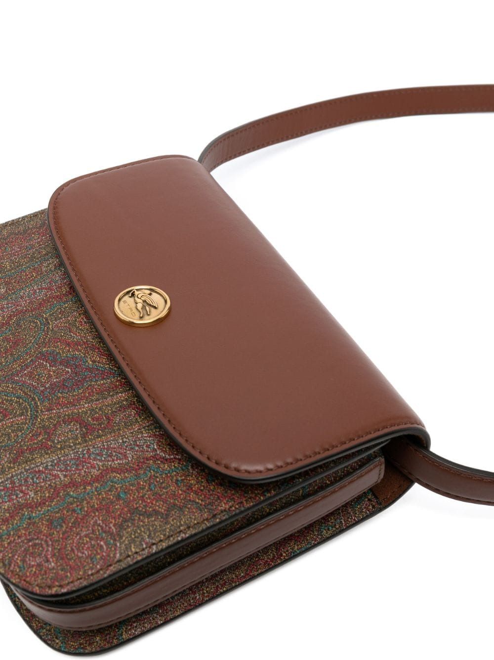 ETRO Panelled Paisley Print Crossbody Handbag