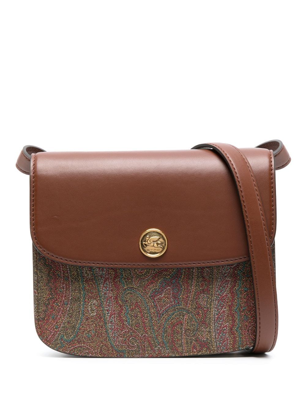 ETRO Panelled Paisley Print Crossbody Handbag