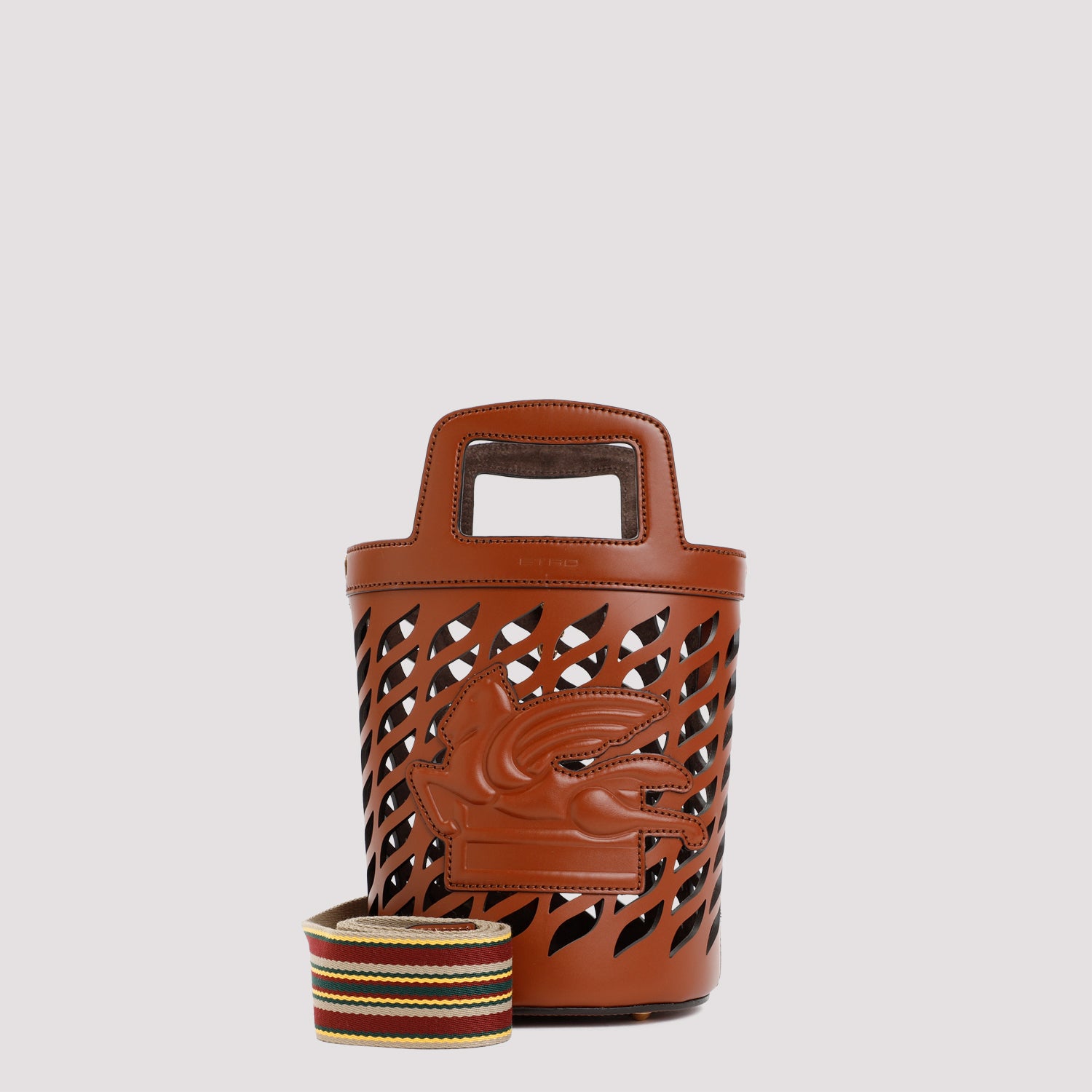ETRO Mini Leather Bucket Handbag