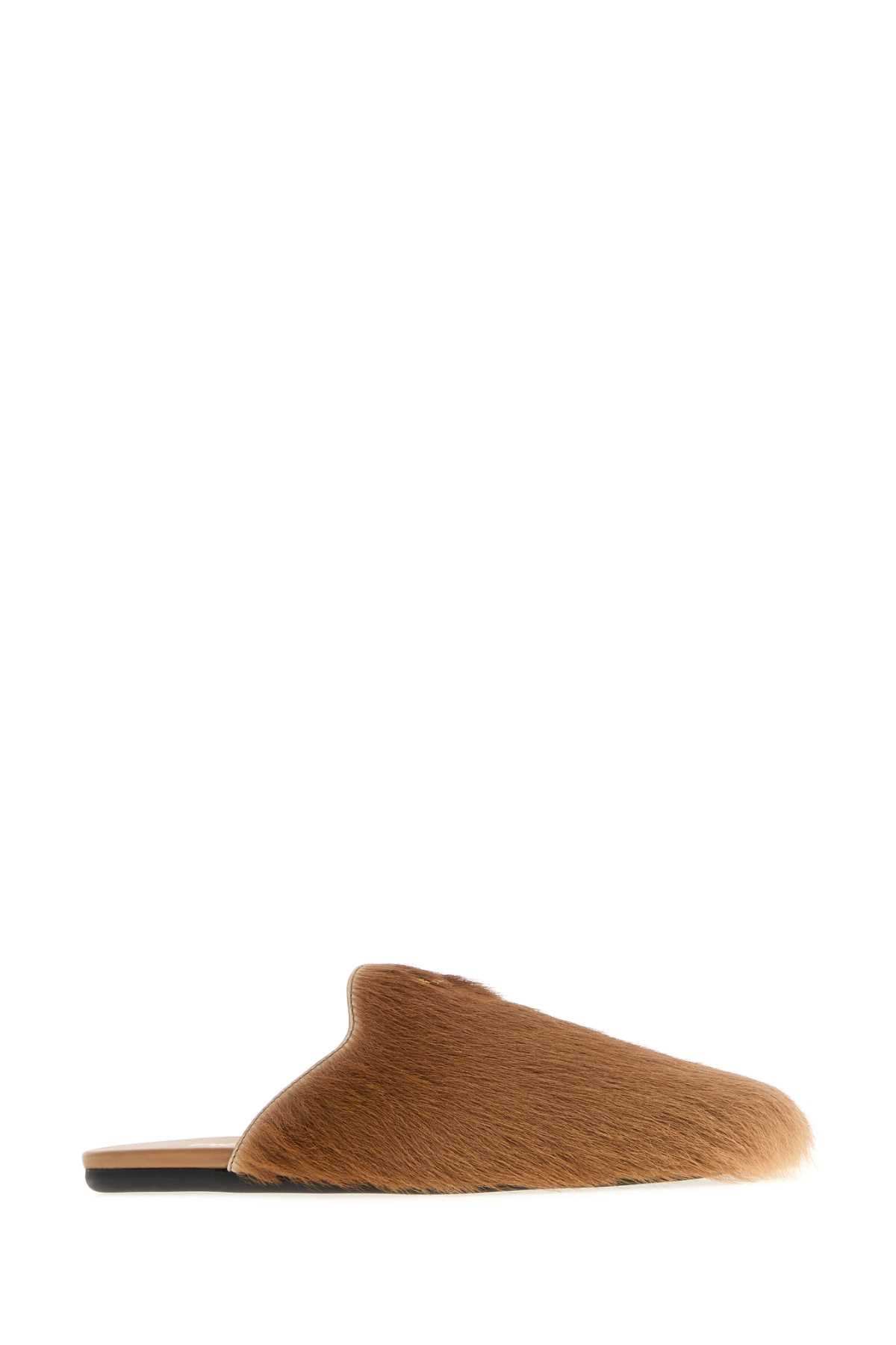 PRADA 100% Leather Hair Slippers for Women